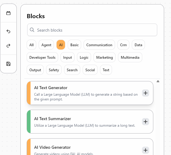 Step 4 AI Generator Block